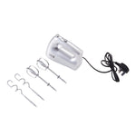 250W Silver Hand Mixer Electric Whisk with 5 Speeds, AI1387