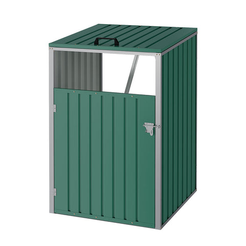Metal Outdoor Garbage Bin Shed For 1 Trash Bin, PM1819 (Ver.2)