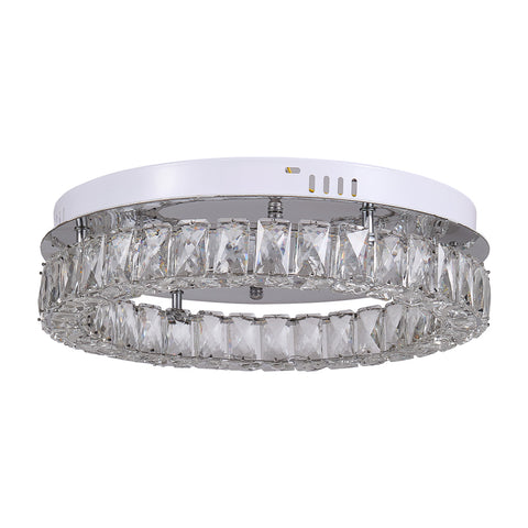 20W Circular Stainless Steel Crystal Ceiling Light, LG1766 (Ver.2)