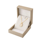 Exquisite Letter Pendant Necklace, CA290078