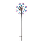 Outdoor Metal Wind Spinner Windmill Weathervane for Yard Garden Patio Decoration, GD200015