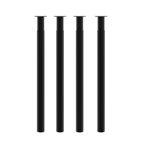 Set of 4 Round Metal Table Legs, PM1548 (Ver.2)