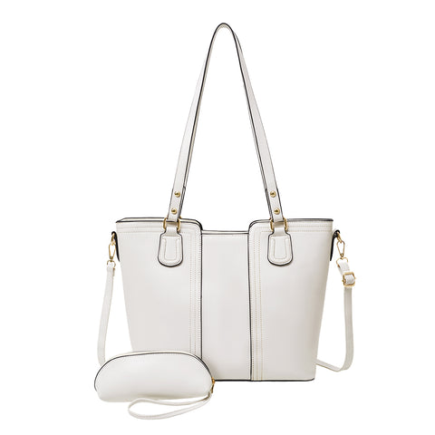 Fashion PU Leather Single Shoulder Tote Bag Handbag with Adjustable Strap, CB300134