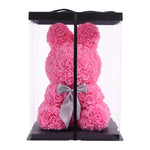 Bow-knot Rose Rabbit Doll with Gift Box and Lights, SP2756