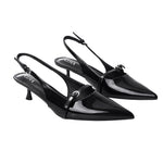 Slingback Pointed Closed Toe Heels Pumps Sandals, CS300141