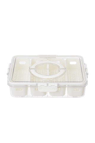 Fridge Storage Container with Four Compartments, WM0760(Ver.2)