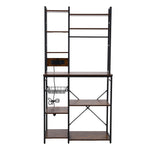 Multifunctional Kitchen Bakers Rack Storage Shelf with Power Sockets, FK240004 (Ver.2)