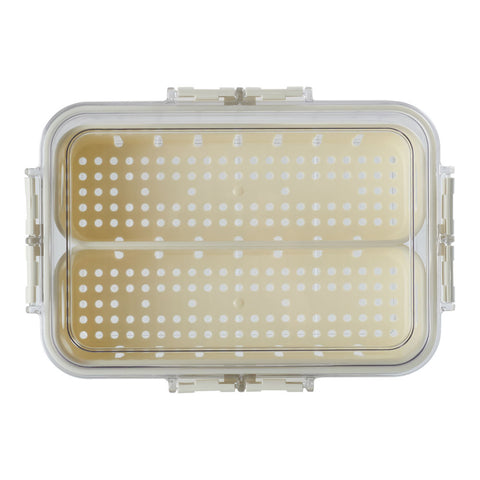 Fridge Storage Container with Two Compartments, WM0761(Ver.2)