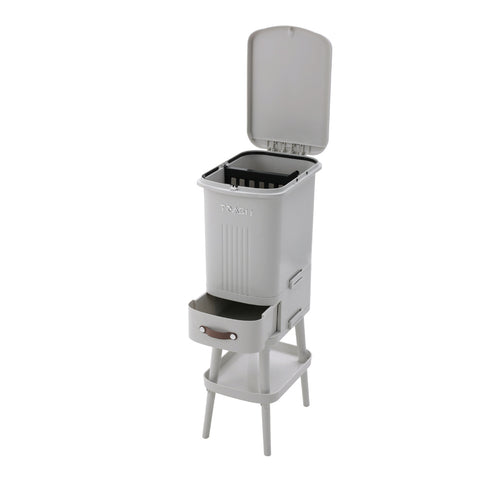 24L 3-Tier Dry Wet Separation Trash Bin, WM0681