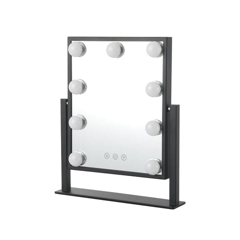 Livingandhome Hollywood Vanity Mirror with 9 LED Bulbs, 3 Color Lighting Modes, SC1398