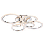 6-Light Adjustable RGB LED Ceiling Light with Remote Control, LI040066 (Ver.2)