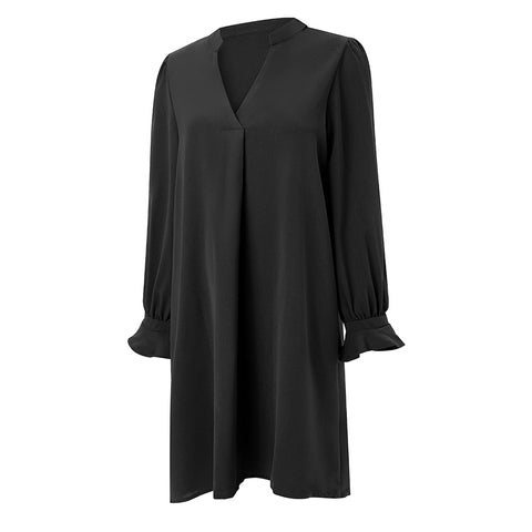 V-neck Long Sleeves Dress, CC060560