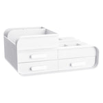 Multifunctional Plastic Desktop Organizer with Drawers, SC1304