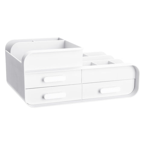Multifunctional Plastic Desktop Organizer with Drawers, SC1304