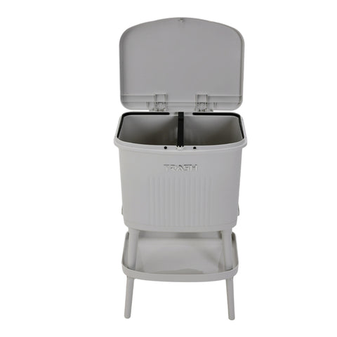 21L 2-Tier Dry Wet Separation Trash Bin, WM0671