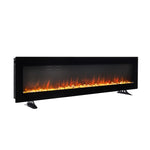 Livingandhome Wall Mount Electric Fireplace with Remote Control, PM1425