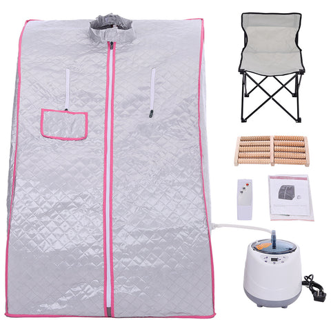 Livingandhome Portable Sauna Steam Kit for Home Spa, CX0011