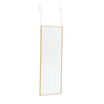 Livingandhome Metal Frame Over the Door Full Length Mirror, CT0223