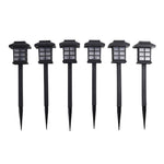 6Pcs Outdoor Solar-Powered Pathway Lights, WF0274