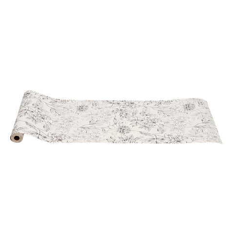 10m x 44cm Self-Adhesive Floral Wallpaper, HF070384 (Ver.2)