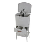 30L 3-Tier Dry Wet Separation Trash Bin, WM0673