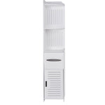 Weißer Badezimmerschrank aus PVC-Holzkunststoffplatten, FW070001 (DE)
