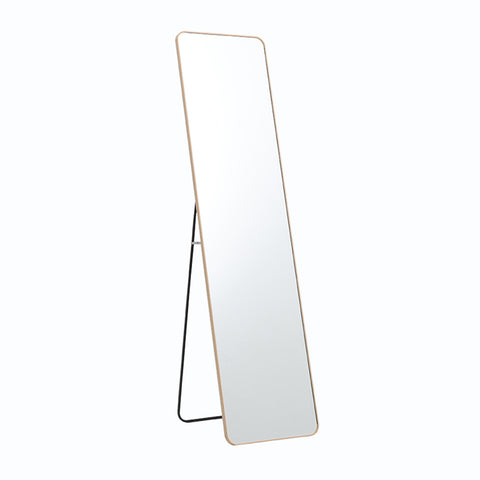 Livingandhome Modern Rectangular Metal Floor Mirror, CT0285