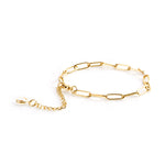 14K Gold Plated Chain Bracelets set, CA290001