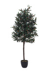 Artificial Olive Tree Decorative Plant in Planter, PM1578