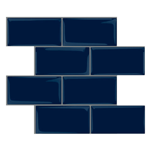 10Pcs Peel and Stick 2.5mm Backsplash Tiles, SW0901
