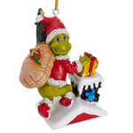Resin Christmas Grinch Hanging Ornament, JR0029