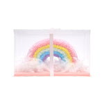 Artificial Foam Rose Rainbow Bridge with Gift Box and Lights, SC0597