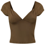 Sexy Deep V-Neck Backless Top, CC060310 (Ver.2)
