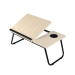 Folding Angle Adjustable Laptop Bed Table with Cup Slot, SC1185