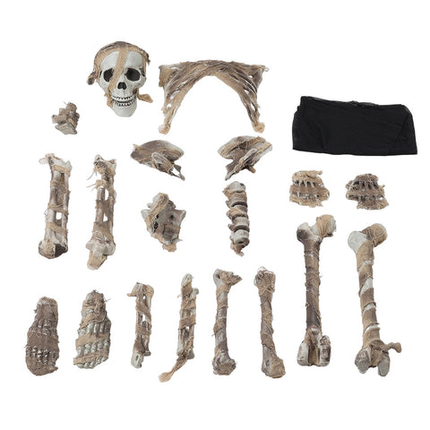 Livingandhome Halloween Realistic Skull and Bone Skeleton Decoration Kit, SW0508