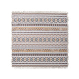 Bohemian Style Linen-Look Tablecloth with Tassels, HF390258