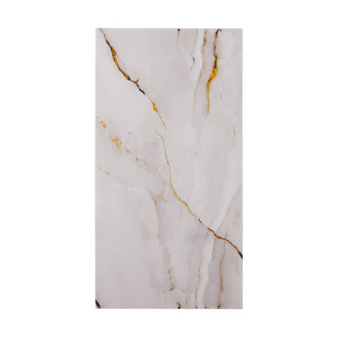 Livingandhome 10pcs Peel and Stick Marble Wall Sticker, SW0936