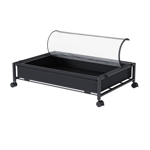 Under Bed Steel Storage Organizer Basket with Wheels, LY0102 (Ver. 2)