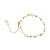 14K Gold Plated Chain Bracelets set, CA290001