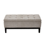 Chenille Upholstered Storage Bench, ZH1770