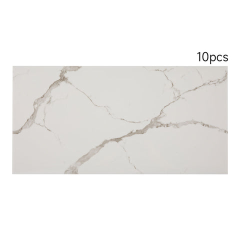 10Pcs Peel and Stick Marble Wall Stickers, SW0986 (Ver.2)