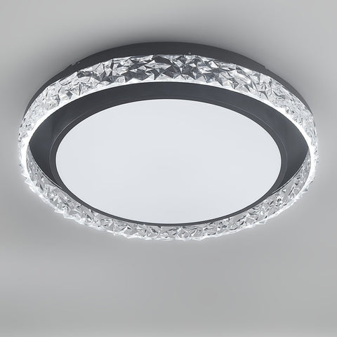 Livingandhome Round Acrylic Flush Mount LED Ceiling Light, LG1100