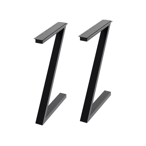 2Pcs Anti-slip Black Iron Table Legs, PM1534 (Ver.2)