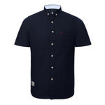 Solid Short Sleeve T-Shirt with Turn-Down Collar, CC290013