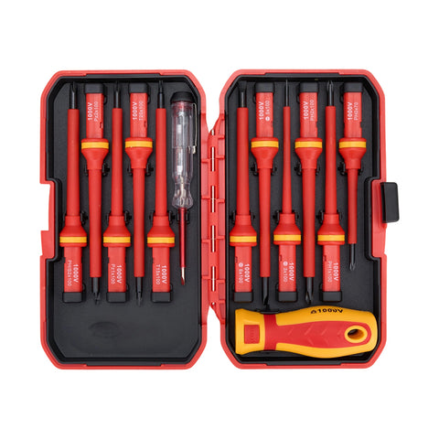 13-teiliges isolierter Schraubendreher-Set mit Werkzeugkasten, MH160084 (DE)