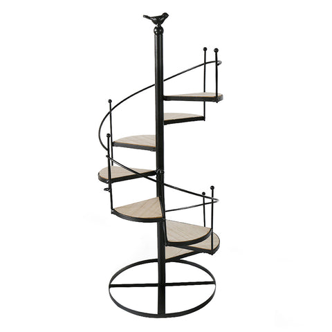 European-Style Metal Spiral Staircase Plant Display Stand, SP2563 (Ver.2)