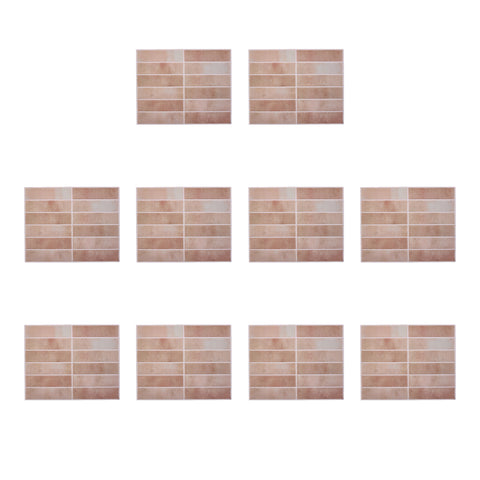 10Pcs Self-Adhesive Wall Tile Stickers, HF070022 (Ver.2)