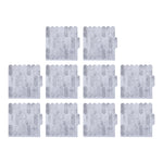 10Pcs Self-Adhesive Wall Tile Stickers, HF070007 (Ver.2)