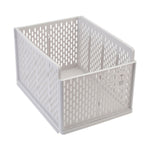 Livingandhome Plastic Stackable Clothes Storage Basket Drawer Organizer, SW0532