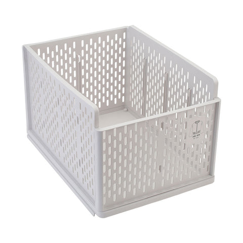 Livingandhome Plastic Stackable Clothes Storage Basket Drawer Organizer, SW0532